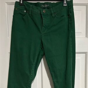 Lauren Ralph Lauren Green Straight Leg Jeans